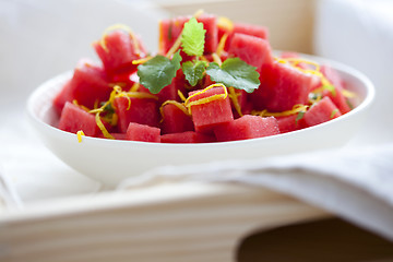 Image showing watermelon salad