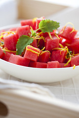 Image showing watermelon salad