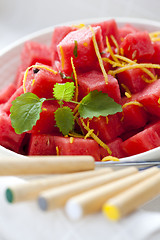 Image showing watermelon salad