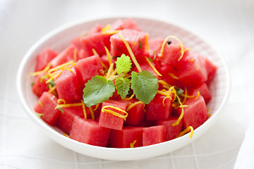 Image showing watermelon salad