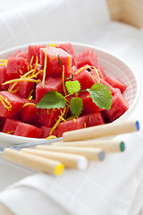 Image showing watermelon salad