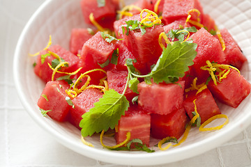 Image showing watermelon salad