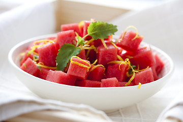 Image showing watermelon salad