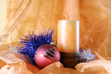 Image showing Christmas ornaments