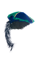 Image showing The cap of black Pete- a dutch tradition