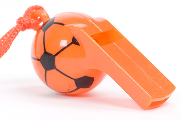 Image showing orange whistle