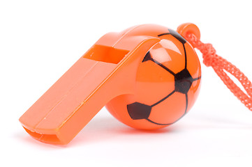 Image showing orange whistle