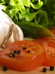 Image showing Salad ingredients IV