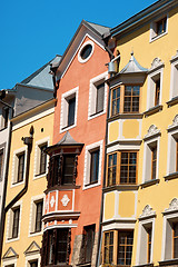 Image showing Colored houses in Innsbruck