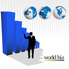 Image showing world biz