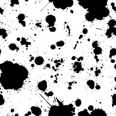 Image showing  ink splats pattern