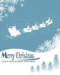Image showing Christmas card illustration