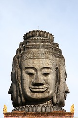 Image showing Buddha faces