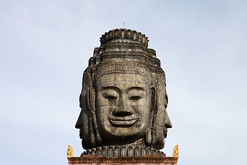 Image showing Buddha faces