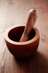 Image showing mortar and pestle