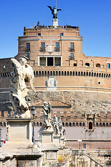 Image showing Castel Sant' Angelo in Rome, Italy 