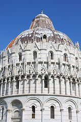 Image showing Baptistry of St. John in Pisa, Italy 