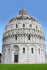 Image showing Baptistry of St. John in Pisa, Italy 