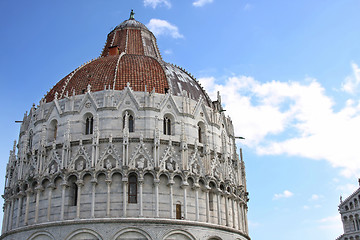 Image showing Baptistry of St. John in Pisa, Italy 