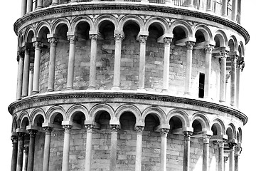 Image showing Leaning tower in Pisa, Tuscany, Italy