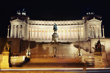 Image showing Vittorio Emanuele in Rome, Italy