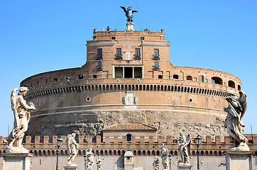 Image showing Castel Sant' Angelo in Rome, Italy 