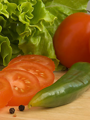 Image showing Salad ingredients VI