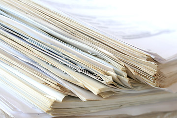 Image showing Paper stack