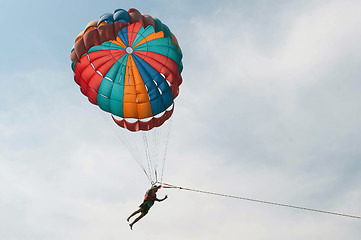 Image showing Parasailing