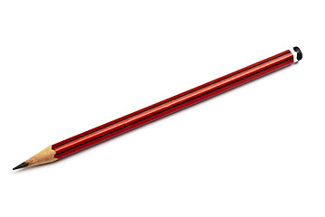 Image showing Red pencil isolated on white 