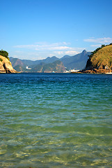 Image showing Copacabana beach view from Niteroi