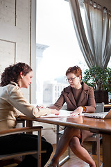 Image showing Working businesswomen