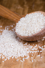 Image showing uncooked white rice 