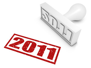 Image showing 2011 Rubber Stamp