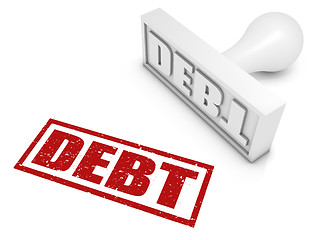 Image showing Debt