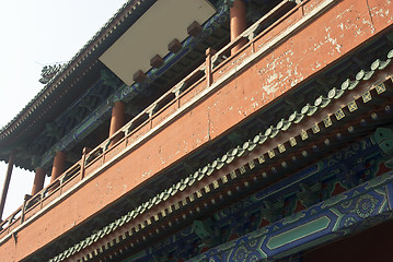 Image showing China architecture - Taken in The great Wall, Beijing, China 