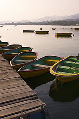 Image showing Boats on the lake 