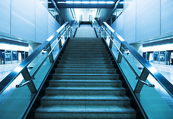 Image showing long stair 