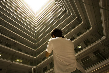 Image showing Hong Kong public housing apartment block 