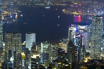 Image showing Hong Kong at night