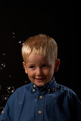 Image showing Soap bubble fun