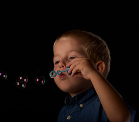 Image showing Soap bubble fun