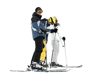 Image showing Skiers