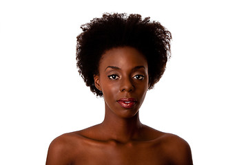 Image showing African beauty face