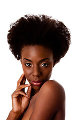 Image showing African beauty face skincare