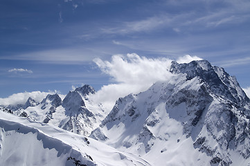 Image showing Caucasus. Mount Dombai-Ulgen.