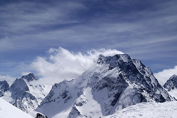 Image showing Caucasus Mountains. Dombay-Ulgen.