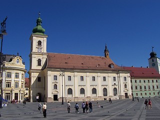 Image showing The Catholic Church in Sibiu