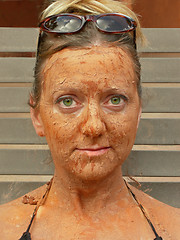 Image showing Happy Mud Face