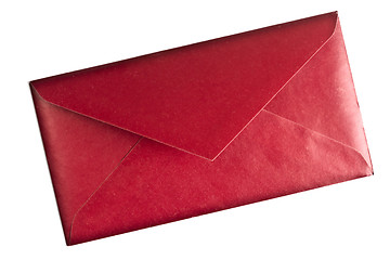 Image showing Red envelope isolated on white 